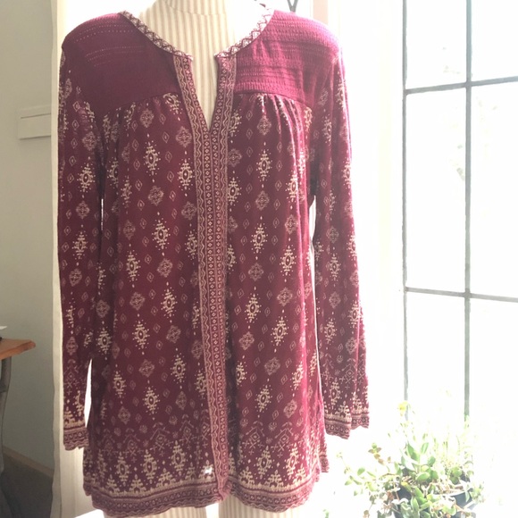 Lucky Brand Tops - Lucky Brand Knit Tunic Top size XL